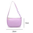thumbnail image 2 of Crocodile Effect Retro Faux Leather Classic Clutch Shoulder Purse Handbag for Women, 2 of 5