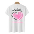 thumbnail image 3 of TINZ Cancer Shirt Women Cancer Shirts Ribbon Cancer Awareness Rainbow T Shirts Cancer Short Sleeve Tops Log Sleeve T Shirts for Women Set Shirt for Women Walking T Shirts Women, 3 of 4