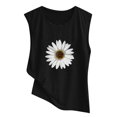 thumbnail image 4 of Pompotops Femme Mode Décontractée Imprimé Sans Manches Haut Blouse Débardeur Camisole, 4 of 7