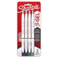 thumbnail image 1 of Sharpie S-Gel, Gel Pens, Pearl White Fashion Barrel, Medium Point (0.7 mm), Rich Dark Ink Colours, 4 Count, 1 of 9
