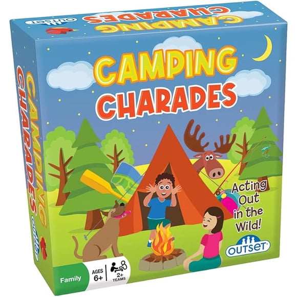 Camping Charades - un Jeu Familial Amusant pour Jouer dans la Nature