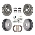 thumbnail image 1 of Transit Auto Front Rear Disc Brake Rotors Ceramic Pads and Drum Kit (7Pc) for Car Toyota Corolla Chevrolet Prizm K8T-102451, 1 of 11