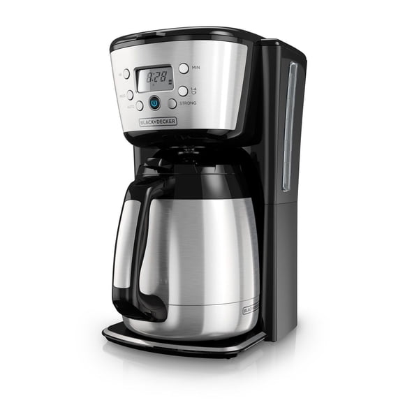 Black + Decker Thermal Programmable 12-Cup Coffee Maker, Stainless Steel
