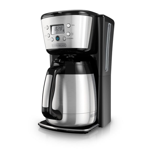 Black + Decker Thermal Programmable 12-Cup Coffee Maker, Stainless Steel