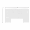 thumbnail image 4 of Nexera James Panel Headboard, 4 of 4