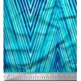 thumbnail image 3 of oneOone Tissu Popeline de Coton Imprimé Chevron pour Couture BTY 42 Pouces de Large, 3 of 3