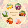thumbnail image 4 of Wweixi Juicer Attachment Accessories Reusable Juice Extractor Spare Parts Fruit Vegetable Food Grinder Kitchen Tools Stainless Steel White, 4 of 8