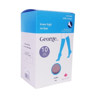 George Women's Knee-Highs 10-Pack