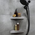 thumbnail image 4 of PALISADE Vinyl Waterproof Corner Shower Shelf, Frost Nickel Finish, 4 of 7