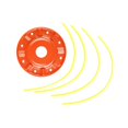 thumbnail image 3 of S SERENABLE Tête de Débroussailleuse Facile à Installer avec 4 Fils de Coupe Robuste Professionnel Orange, 3 of 9
