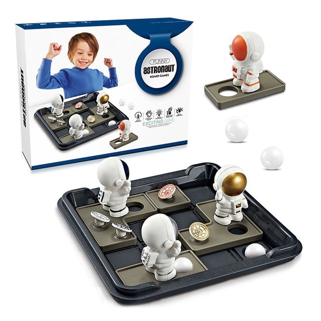 EGNMCR Interactive Space Astronaute Checkerboard Raisonnement logique jeu jeu d'échecs jeu cadeau d'anniversaire pour les enfants