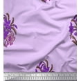 thumbnail image 1 of Soimoi Rayon Fabric Leaves,Duck & Floral Block Print Sewing Fabric Yard 42 Inch Wide, 1 of 3