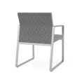 thumbnail image 5 of Gansett Reception Waiting Room Healthcare Guest Chair / Silver Steel / Gray, 5 of 5