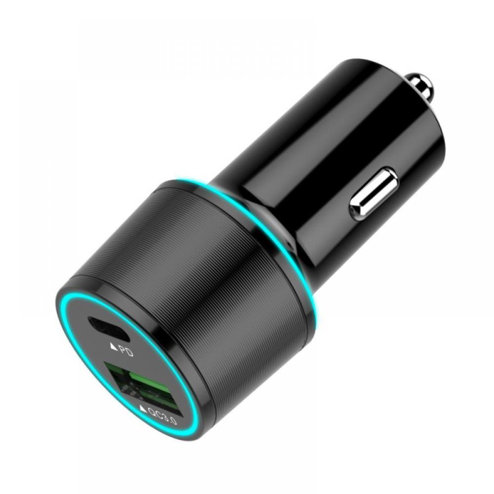 Car Charger Adapter For  12PD Car Charging Cigarette Lighter Flash Charger High-load Charger Full Multi-function QC Fast Charge Car Charger