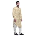thumbnail image 3 of Atasi Kurta Traditionnel en Rayonne Imprimée à Col Mandarin pour Hommes Chemise Décontractée, 3 of 6