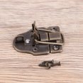 thumbnail image 4 of 6pcs 40*62mm Jewelry Box Latches Special Small Box Packing Buckle Antique Wooden Gift Lock Alloy Latch Hook Locks with k, 4 of 7