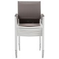 thumbnail image 2 of Pangea Home David 9 Pièces Moderne Aluminium Patio Salle à Manger Ensemble en Blanc/gris, 2 of 20