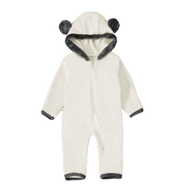IROINID en Solde Grenouillère pour Bébé à Manches Longues, Bébé Filles Garçons, une Pièce à Capuche Unie avec Oreilles, Vêtements en Molleton, Combinaison, Bourgogne