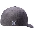 thumbnail image 3 of Hurley Men's Baseball Cap - Corp Stretch Fitted Hat, Size Small-Medium, Light Grey, 3 of 6