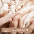 thumbnail image 5 of Lola Blanket, Cozy Bliss Faux Fur Throw Blanket for Couch, Fuzzy Soft Plush Thick Bubble Blanket for Sofa Bedroom Living Room, 60" * 80", 5 of 5
