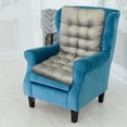 thumbnail image 4 of All-Weather Chair Cushion with Integrated Fixed Strap for Patio Furniture and Indoor Seating, 4 of 4