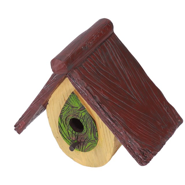 EOTVIA Hummingbird Resin House, Bird House Suspensible For Yard