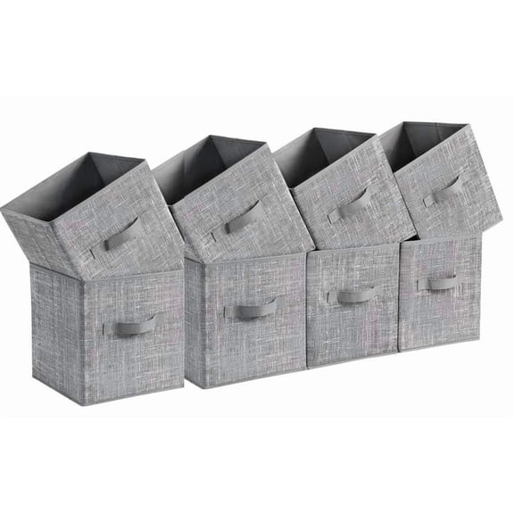LEDREM Cubes de Rangement, Bacs en Tissu Non Tissé de 11,8 Po