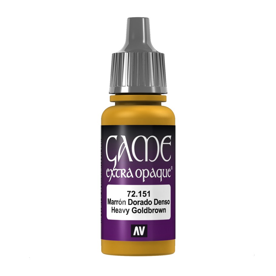 Vallejo Peinture X-Opaque Color Game Heavy Goldbrown, 17ml