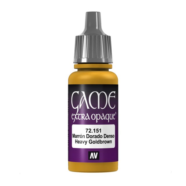 Vallejo Peinture X-Opaque Color Game Heavy Goldbrown, 17ml