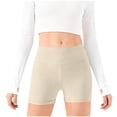 thumbnail image 3 of Yuyuzo Girls Athletic Shorts High Waisted Yoga Dance Workout Shorts Comfy Stretch Solid Color Underwear Shorts, 3 of 7
