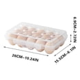 thumbnail image 2 of Popular Picks,Portable Stackable Food Storage Box, Refrigerator Preservation Box, Food Grade Kitchen Storage, Household Preservation Container for Organizing Food, | Plastic, E-325 $BS$3, 2 of 8