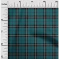 thumbnail image 1 of oneOone Cotton Poplin Fabric Tartan Check Print Fabric By The Yard 56 Inch Wide, 1 of 4