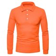 thumbnail image 1 of Birdeem Mens Button Up Shirtsmens Long Sleeved Solid Color Button Up Collar Topmens Button Up Shirts Long Sleeve, 1 of 8