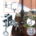 thumbnail image 1 of SMihono Organisateurs de Salle de Bain et de Garde-Robe Support de Pince Fixe Pince Support de Parasol de Balcon Support de Parasol Fixe d'Extérieur Étagère à Chaussures et Rangement, 1 of 7