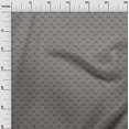 thumbnail image 2 of oneOone Georgette Viscose Medium Gray Fabric Rabbit Animal Sewing Craft Projects Fabric Prints By Yard 42 Inch Wide, 2 of 4