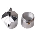 thumbnail image 3 of Daily necessities 50/150/300ml Stovetop Coffee Maker Aluminum Pot Mocha Espresso Percolator Kettle, 3 of 6