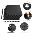 thumbnail image 2 of HAJEX Interlocking Exercise Gym Floor Mat – Pack of 4, 2 of 10