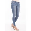 thumbnail image 2 of Pantalon en Denim pour Femme Bleu Pâle, 2 of 5