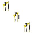 thumbnail image 1 of maskred Phone Music Wired Earphone In -ear Wire Control Cellphone 3 .5mm Plug Earbuds Headset Yellow 3Set, 1 of 6