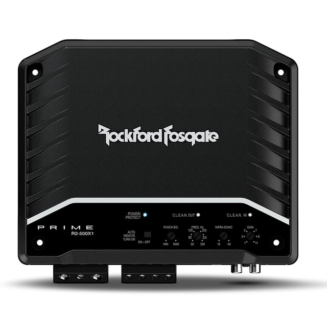 Rockford Fosgate R2-500X1 Prime Amplificateur de Caisson de Basses Mono de 500 Watts