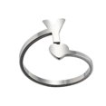thumbnail image 4 of Fashion 26 English Letter Opening Rings Stainless Steel Girls Love Retro Jewelry, 4 of 9