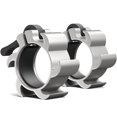 thumbnail image 1 of Synergee Colliers de Barre en Aluminium Argenté à Verrouillage, Pinces de Poids de 2 Pouces, 1 of 6