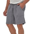 thumbnail image 4 of Diufon Men's Hiking Cargo Shorts Casual Printed Spring Summer Drawstring Outdoor Sport Shorts with Pockets, 4 of 7