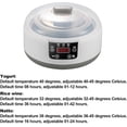 thumbnail image 3 of 36 Hour Yogurt Maker, Yogurt Machine with Adjustable Temperature and Time Control, Yogurt Maker Automatic Digital Yoghurt Maker Machine, LCD Display with Constant Temperature (with 5 Cups), 3 of 9