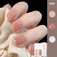 thumbnail image 2 of Riforla Three Color Nail Polish No Baking Quick Drying Set Durable Tearable Water Based Manicure 1ml Nail Polish, 2 of 3