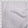 thumbnail image 4 of oneOone Cotton Cambric Light Pink Fabric Check Craft Projects Decor Fabric Printed By The Yard 42 Inch Wide, 4 of 4