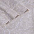 thumbnail image 3 of Coton Riche 600 Fil Compter Feuille de Paisley Italien Ensemble Grand-White, 3 of 5
