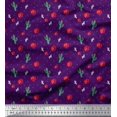 thumbnail image 1 of Soimoi Viscose Chiffon Fabric Triangle,Floral & Cactus Tree Fabric Prints By Yard 42 Inch Wide, 1 of 3