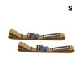 thumbnail image 2 of QualitChoice 1/2/3/5 2X Attaché Ceinture Ensemble Bagages Cils Sangle Cargo Cravate Stockage Randonnée Camping Boucle Longue Réglable Voyage Valise Kaki/S 1 Pc, 2 of 6