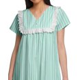 thumbnail image 3 of Moomaya Chemise de Nuit d'Allaitement à Col en V pour Femmes, Imprimée, à Manches Courtes, 3 of 5